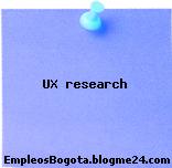 UX research