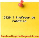 C320 | Profesor de robótica