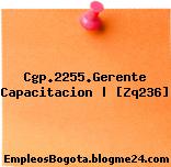 Cgp.2255.Gerente Capacitacion | [Zq236]