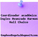 Coordinador académico Ingles Avanzado Harmon Hall Chalco