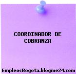 COORDINADOR DE COBRANZA