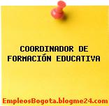COORDINADOR DE FORMACIÓN EDUCATIVA