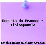 Docente de Frances – Tlalnepantla