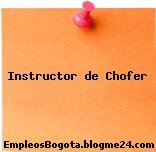 Instructor de Chofer