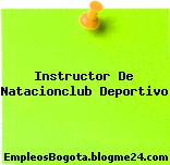 Instructor De Natacionclub Deportivo