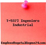 T-537] Ingeniero Industrial
