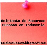 Asistente de Recursos Humanos en Industria