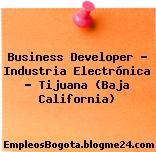 Business Developer – Industria Electrónica – Tijuana (Baja California)