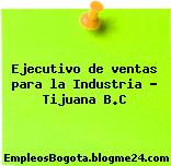 Ejecutivo de ventas para la Industria – Tijuana B.C