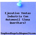 Ejecutivo Ventas Industria Con Automovil (Zona Querétaro)