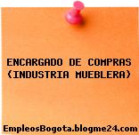 ENCARGADO DE COMPRAS (INDUSTRIA MUEBLERA)