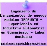 Ingeniero de Lanzamientos de nuevos modelos IRAPUATO – Experiencia en Industria Automotriz en Guanajuato – Labor Mexicana