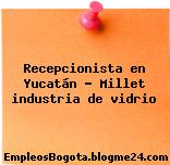 Recepcionista en Yucatán – Millet industria de vidrio