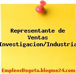 Representante de Ventas Investigacion/Industria