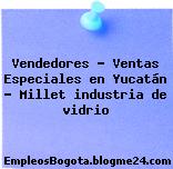 Vendedores – Ventas Especiales en Yucatán – Millet industria de vidrio