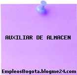 AUXILIAR DE ALMACEN
