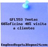 GFL553 Ventas 60%oficina 40% visita a clientes