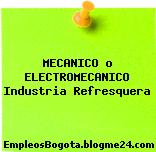 MECANICO o ELECTROMECANICO Industria Refresquera