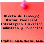 Oferta de trabajo: Asesor Comercial Estratégico (División Industria y Comercio)