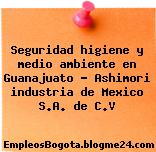 Seguridad higiene y medio ambiente en Guanajuato – Ashimori industria de Mexico S.A. de C.V
