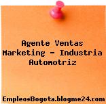 Agente Ventas Marketing – Industria Automotriz