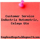 Customer Service Industria Automotriz. Celaya Gto