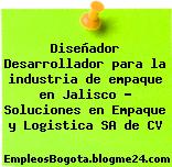 Diseñador Desarrollador para la industria de empaque en Jalisco – Soluciones en Empaque y Logistica SA de CV