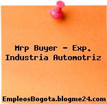 Mrp Buyer – Exp. Industria Automotriz