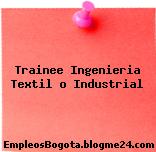 Trainee Ingenieria Textil o Industrial