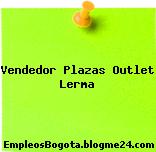 Vendedor Plazas Outlet Lerma