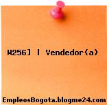 W256] | Vendedor(a)