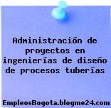 Administración de proyectos en ingenierías de diseño de procesos tuberías