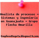 Analista de procesos – Sistemas y Ingenieria en Guanajuato – Grupo Flecha Amarilla