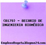(B179) – BECARIO DE INGENIERIA BIOMÉDICA