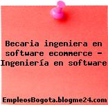 Becaria ingeniera en software ecommerce – Ingeniería en software
