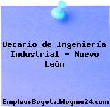 Becario de Ingeniería Industrial – Nuevo León