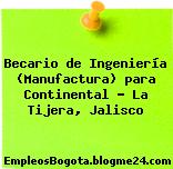 Becario de Ingeniería (Manufactura) para Continental – La Tijera, Jalisco