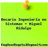 Becario Ingeniería en Sistemas – Miguel Hidalgo