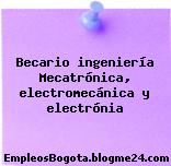 Becario ingeniería Mecatrónica, electromecánica y electrónia