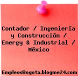 Contador / Ingeniería y Construcción / Energy & Industrial / México