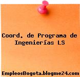 Coord. de Programa de Ingenierías LS