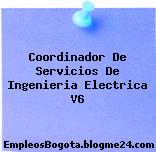 Coordinador De Servicios De Ingenieria Electrica V6