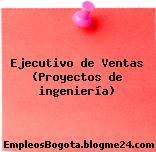 Ejecutivo de Ventas (Proyectos de ingeniería)