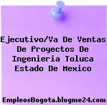 Ejecutivo/Va De Ventas De Proyectos De Ingenieria Toluca Estado De Mexico