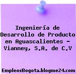 Ingeniería de Desarrollo de Producto en Aguascalientes – Vianney, S.A. de C.V