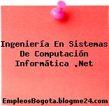 Ingeniería En Sistemas De Computación Informática .Net