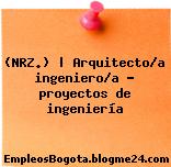 (NRZ.) | Arquitecto/a ingeniero/a – proyectos de ingeniería