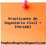 Practicante de Ingenieria Civil – [PU-188]