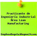 Practicante de Ingeniería Industrial Área Lean Manufacturing