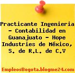 Practicante Ingenieria – Contabilidad en Guanajuato – Hope Industries de México, S. de R.L. de C.V